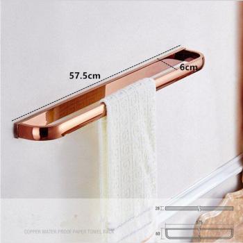 Soporte Vaso Baño Rosa Oro