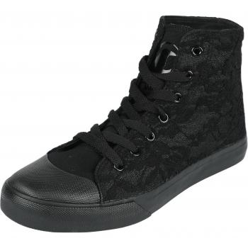 Sneakers alte nere per donna Black Premium by EMP