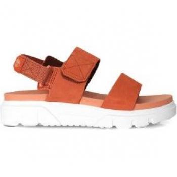 Timberland Sandali Greyfield 2 Strap in Suede Rosso EU 36