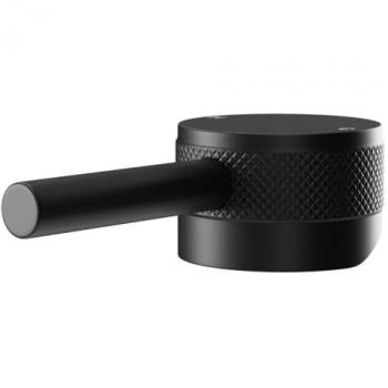 Mono‑Basin Mixer in Matte Black – Industrial Design, 46×29×100 mm