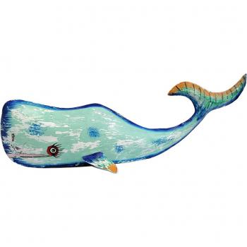 Figurine Océanique Poisson Vert 11x35x8cm
