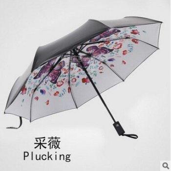 Mochila Parasol Mujer Solar‑Lluvia