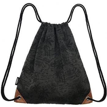 Sporttasche Segeltuch Rucksack Gym Sack Turnbeutel Sportbeutel, Kokosnussbäume Beutel Tasche Tüte Hipster für Reisen Sport
