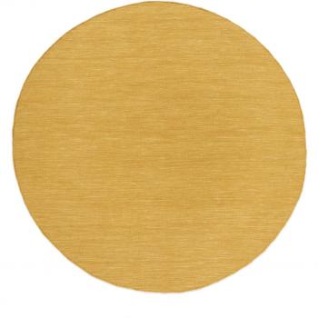 Tapis Kilim Ø 300 Jaune