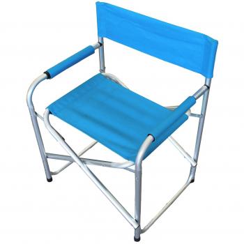 Leroy Merlin Sedia Pieghevole con Braccioli Blu