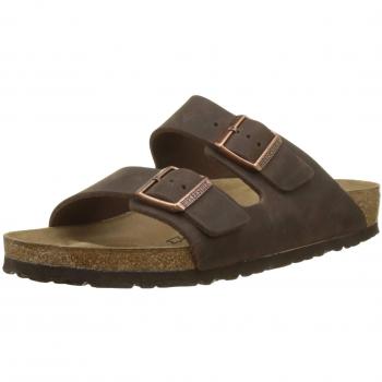 Birkenstock Arizona Sandals, Habana Oiled Leather, Size 38