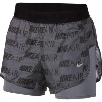 Nike W Nk Air Short, Damen XS Dunkelgrau/Dunkelgrau/Weiß