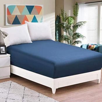 Wrinkle-Resistant Super King Size Bed Sheets by RUIKASI