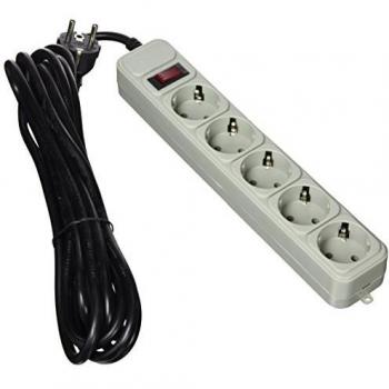 La solution complète pour protéger vos appareils électroniques : barrette de protection contre les surtensions Gembird SPG3-B-15C 5 prises Schuko avec interrupteur 4,5 mètres blanc