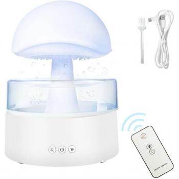 SNQ Difusor de Aromaterapia con Luz Nocturna y Capacidad de 500 ml