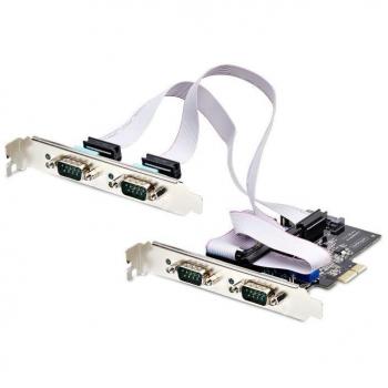 Tarjeta Serie PCI Express de 4 Puertos DB9