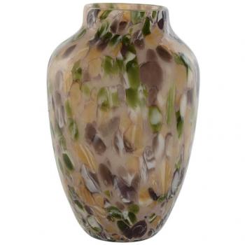 Vase SanLov – Buntes Modernes Glasdesign (19,5 × 19,5 × 29,7 cm)