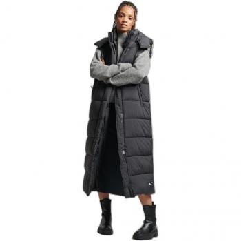 Gilet da donna Superdry con cappuccio trapuntato