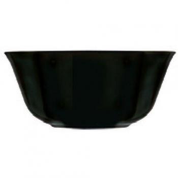 Black Carine 12‑cm Glass Salad Container