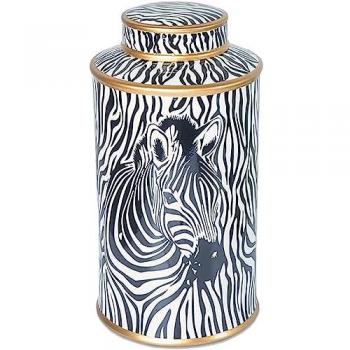 Jarrón Decorativo Cebras 32cm Kenyax