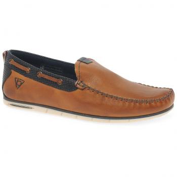 Chaussures à enfiler Bugatti Benjy II pour hommes couleur tan 8 UK/42 EU