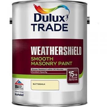 Dulux Trade Masonry Buttermilk Weathershield 5L