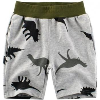 Cartoon Dinosaur Summer Shorts for Baby Boys 2-8T