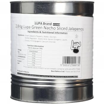 Lupa Nacho Jalapenos 2.8 Kg