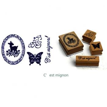 Timbres de décoration pour papeterie vintage