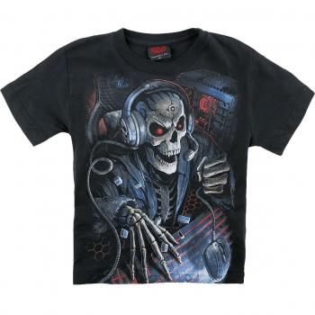 PC Gamer Spiral Shirts für Jungen, Größe 128/134