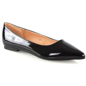 Cordelia Women’s Ballerina Flats – XY London, Black, 4 EU