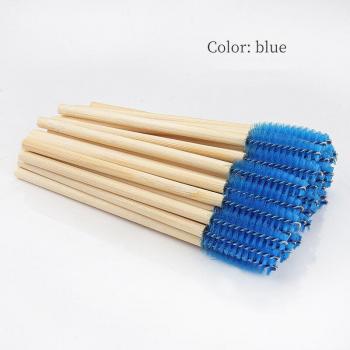100 Pack Disposable Makeup Brushes with Bamboo Handles