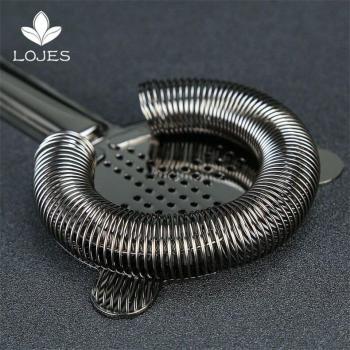 Superior Stainless Steel Cocktail Strainer with Dual Prong Stabilization