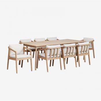 Mesa y Sillas de Acacia Kaela SKLUM