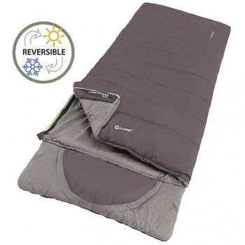 Saco de dormir Morado Oscuro Outwell Contour Derecha