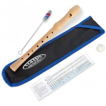 Classic Stella Blockflöte Cantabile – edler Ahorn, C‑Sopran (c2–d4), 2‑teilig