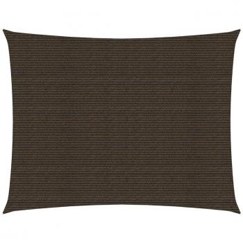 VidaXL 2.5x4 m Brown Sunshade Sail 160 g/m²