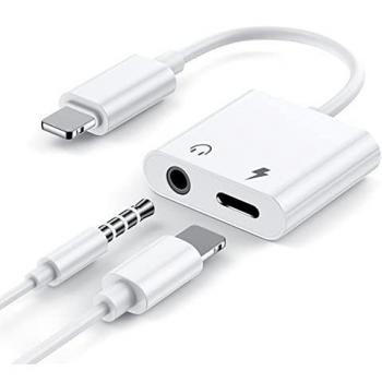 Lightning‑Jack 3,5 mm Adattatore per iPhone 14/13/12/11/XS/XR/8/7