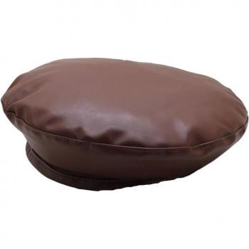 Chapeau Rond Printemps Été en Cuir