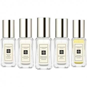 Jo Malone London Geschenkideen Köln Sammlung English Pear & Freesia 9 ml + Peony & Blush Suede 9 ml + Wood Sage & Sea Salt 9 ml + Blackberry & Bay 9 ml + Lime Basil & Mandarin 9 ml