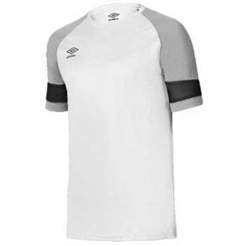Umbro Lukenga Kids' 4-6 Tee – Short Sleeve, White/Grey/Black