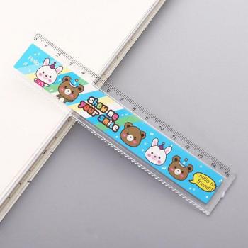 Regla Papelería Mascota 15 cm