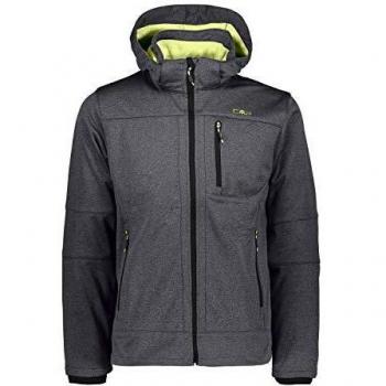 Chaqueta CMP para hombre, softshell, color Mel Asfalto, talla 46