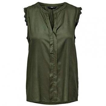 Blusa Only Onlkimmi S/l Top Wvn Noos, Grape Leaf, 44 para Mujer
