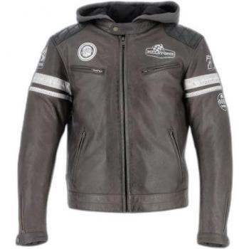 Helstons Giacca Riposte in pelle per moto Marrone 2XL