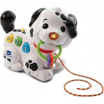 VTech Perruno, Arrastre Interactivo con Forma de Perro con Voz Frases Sonidos y Melodias, Talla Ãšnica (3480-502822)