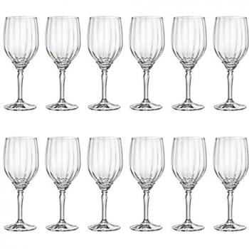 Florian White Wine Glasses