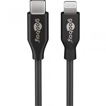 Lightning zu USB‑C 2 m Ladekabel – Goobay 39426, MFi zertifiziert