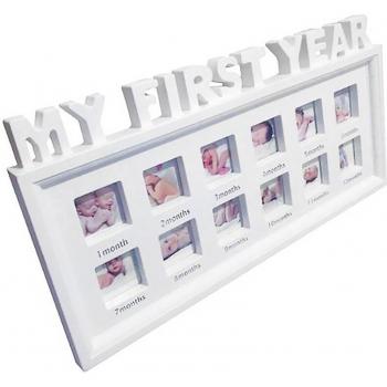 12-Grid Baby Photo Display for First Year