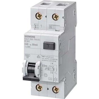 5SU1356-6KK40 Siemens Ground Fault Protection Breaker B40/0.03A