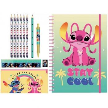 **Naam:** Lilo & Stitch Zuurgeur Pop Klapzakken Schrijfset Donkerblauw