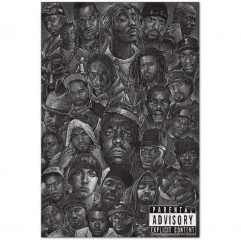 Poster « Hip‑Hop All Stars »