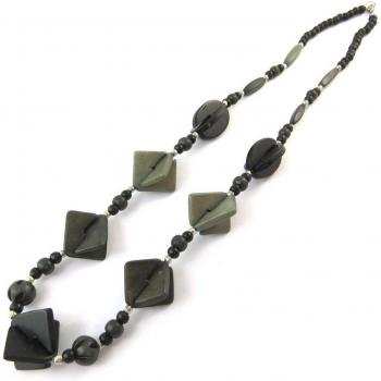 Lily Noir Gray Pendant Necklace