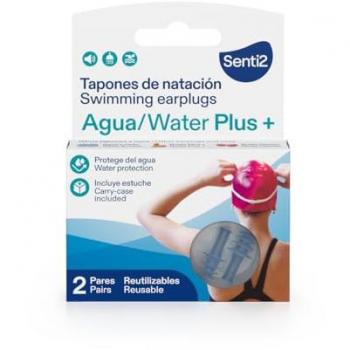 Senti2 Water PLUS+ swimming earplugs 2 units