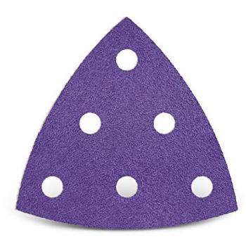 Feuilles abrasives 93 mm, 6 trous, Titanium HD, lot de 50 – Menzer